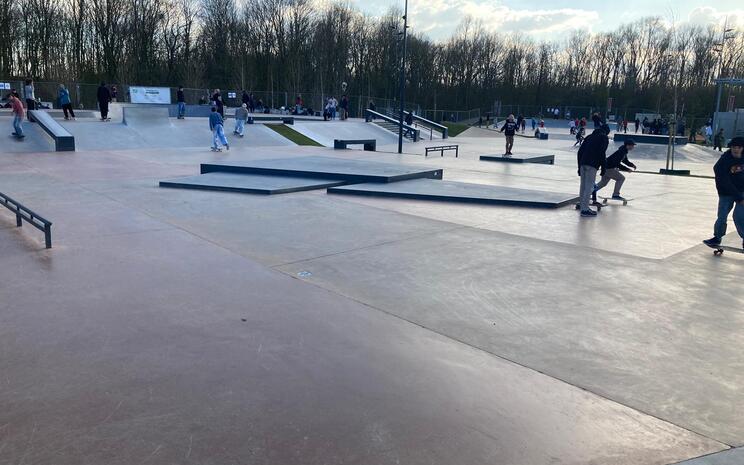 Blaarmeersen Skate - manny pad area