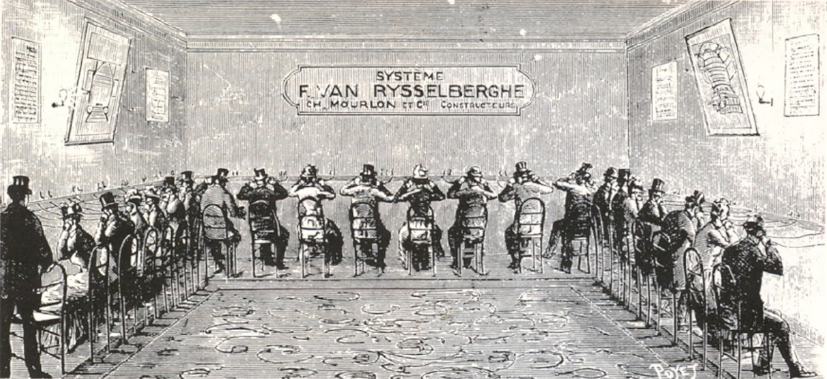 Langeafstandstelefonie in 1885