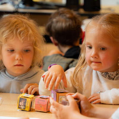 Kindjes in de zomerschool