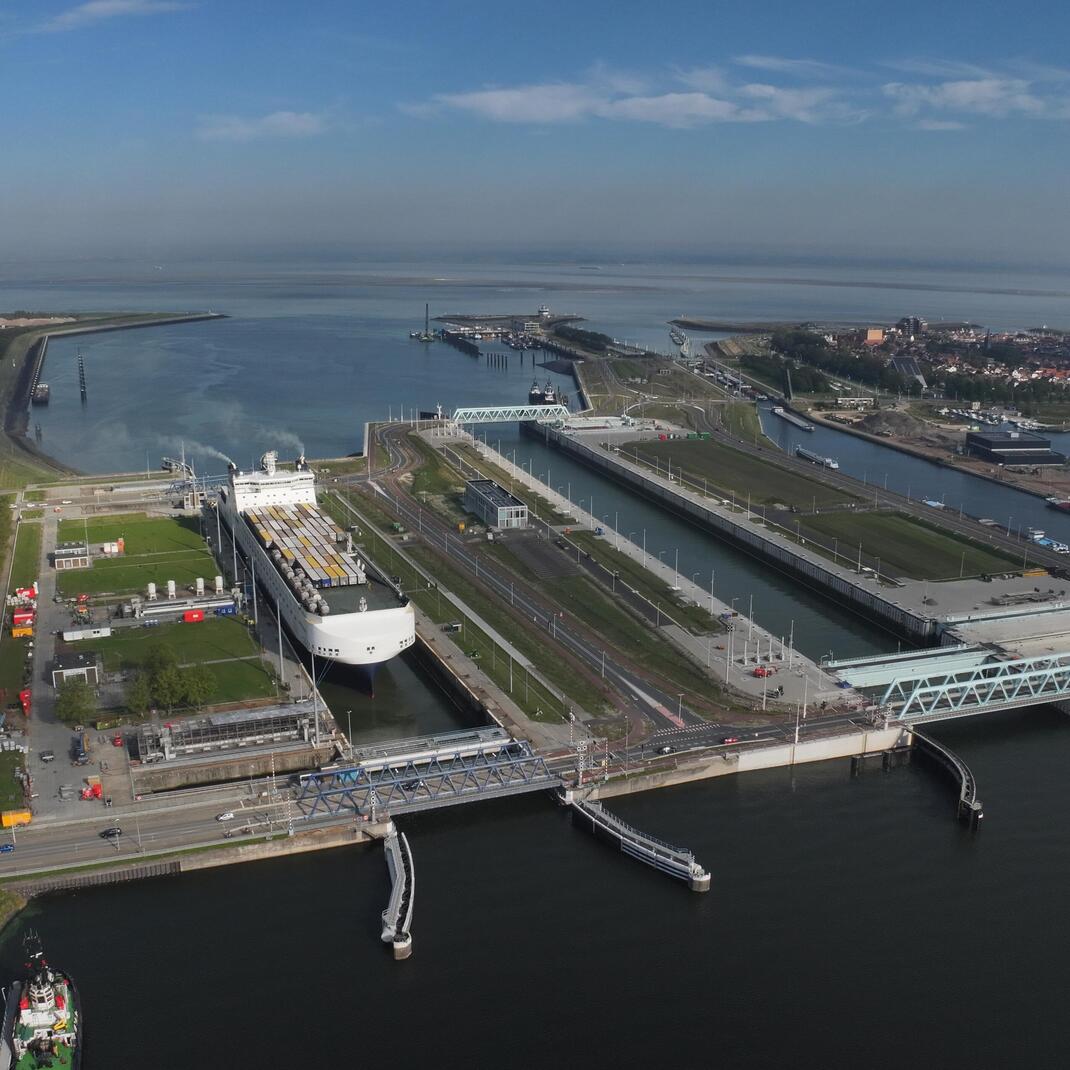 De Nieuwe Sluis in Terneuzen.