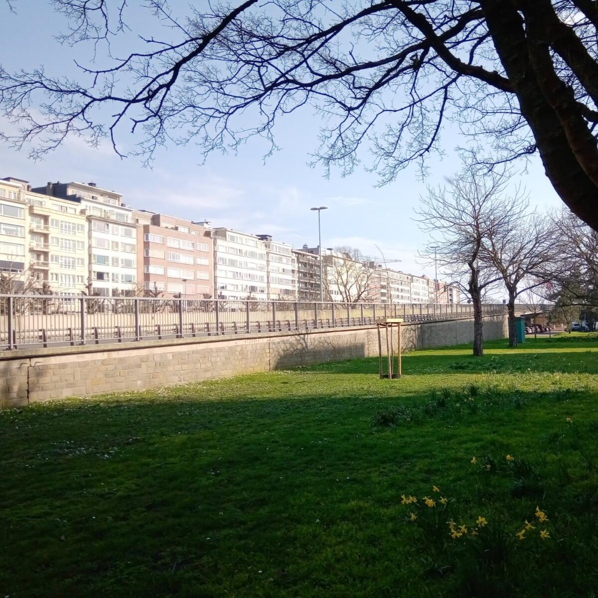 Viaduct B 401 oprit staduitwaarts