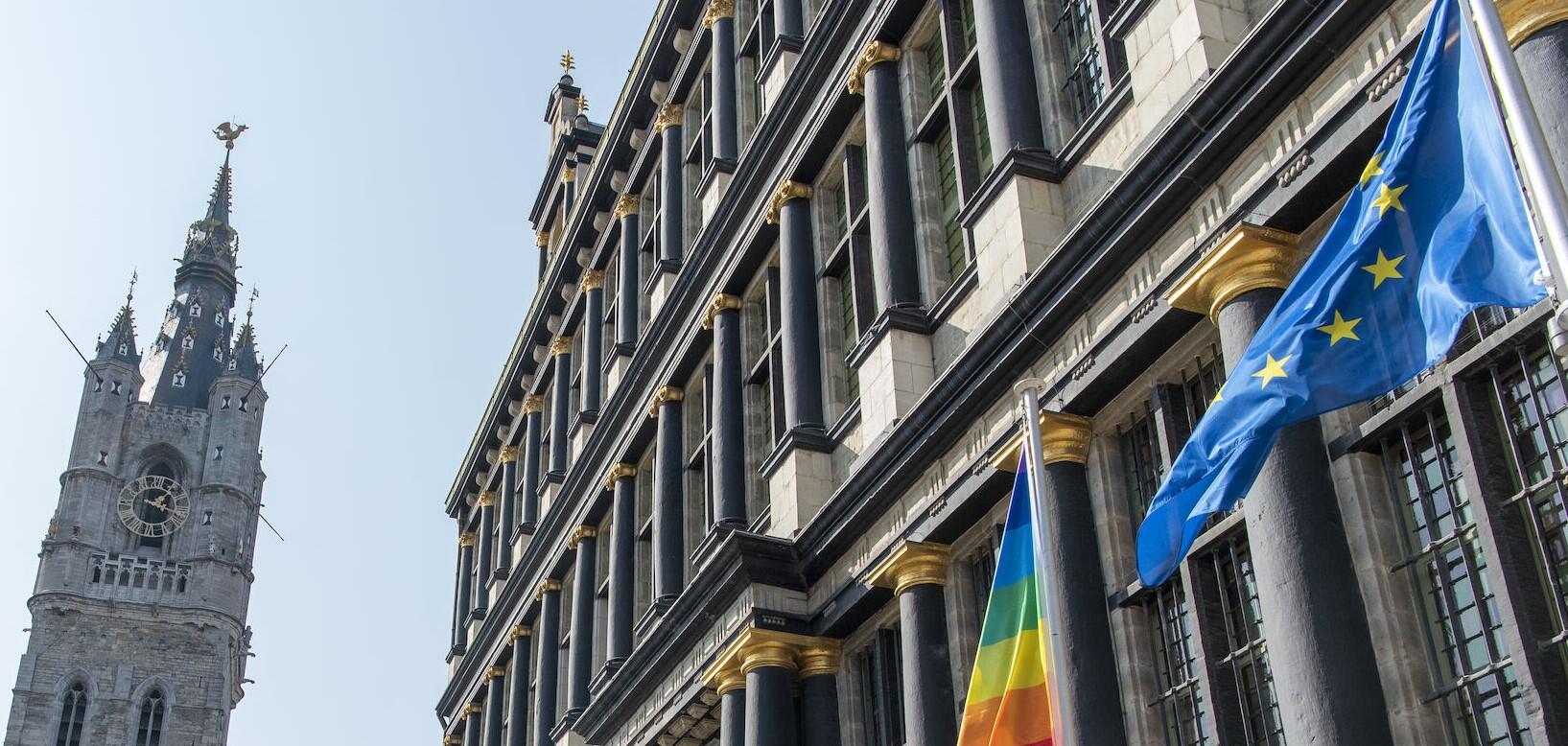 Stadhuis Europese vlag