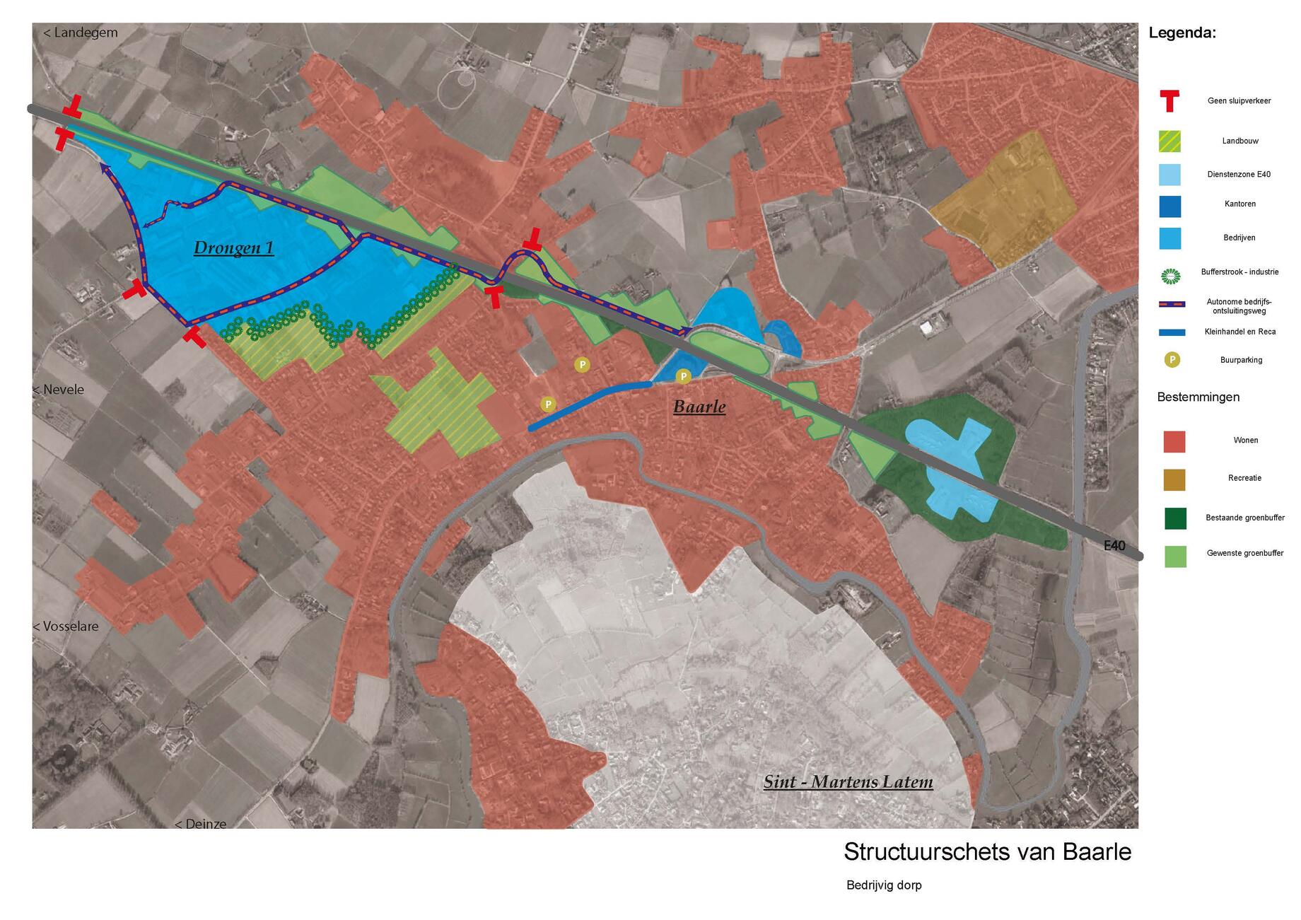 Baarle bedrijvig dorp themakaart