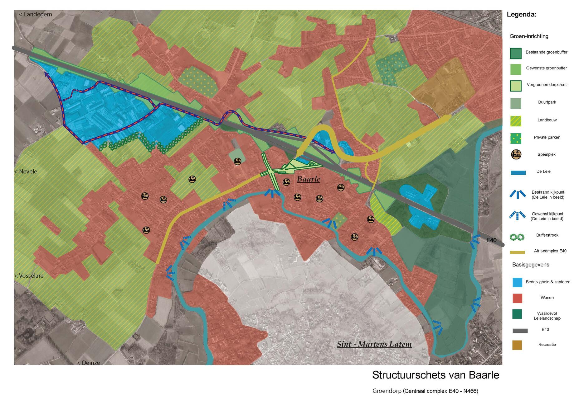 Baarle groen dorp CC themakaart