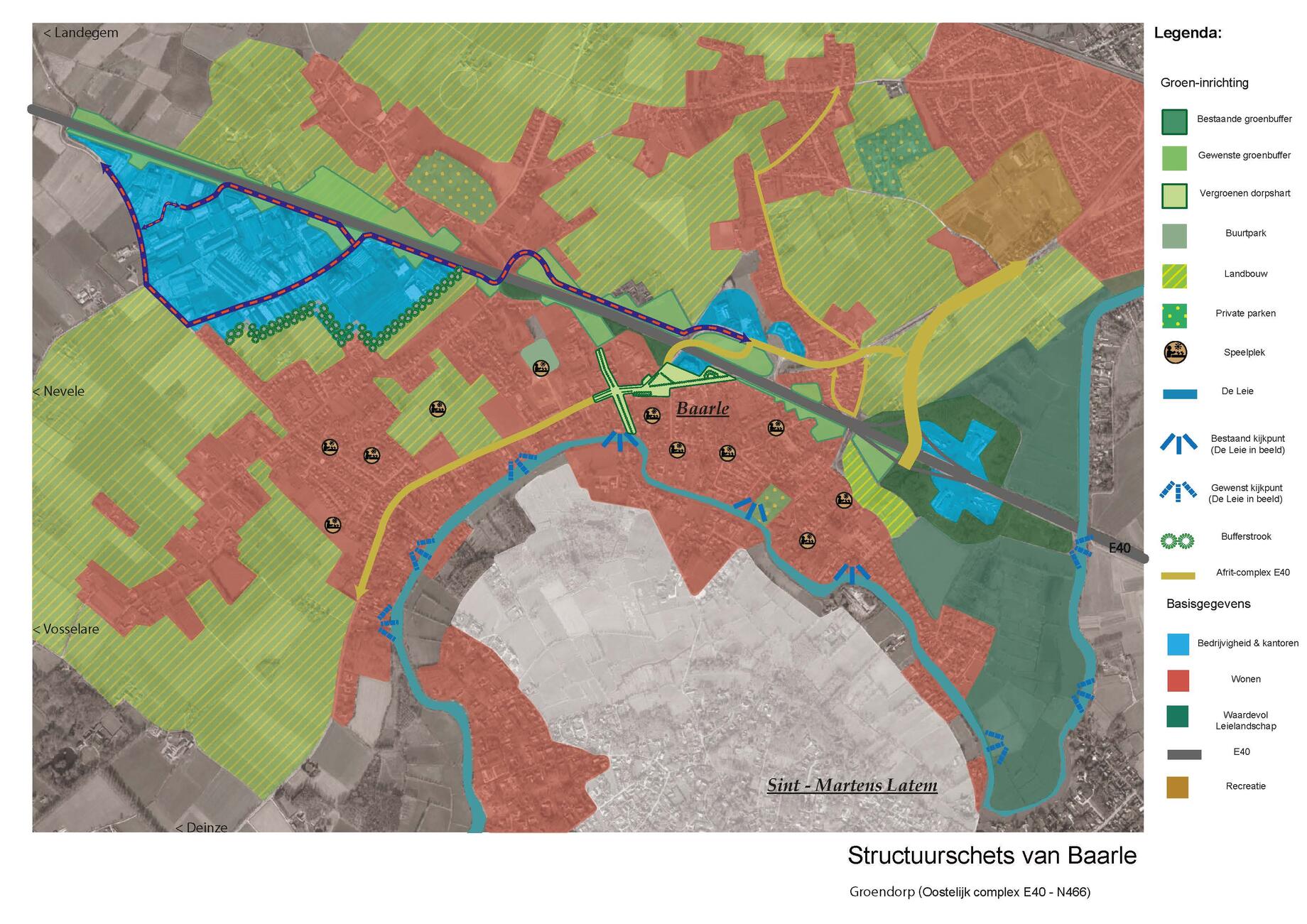 Baarle groen dorp OC themakaart