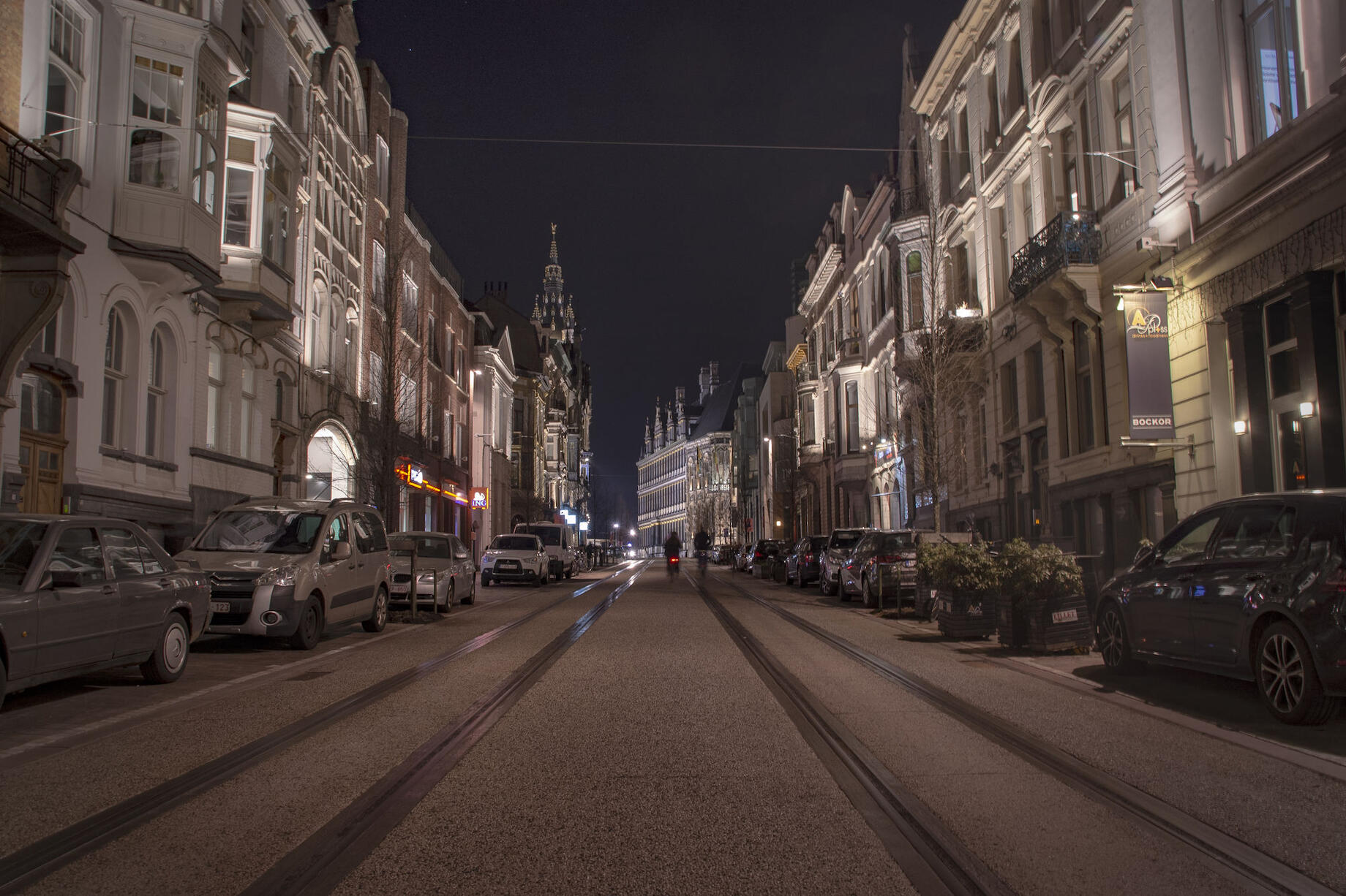 Belfortstraat 's avonds