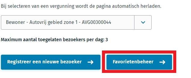 Bezoekersrecht12 vergunning autovrij gebied