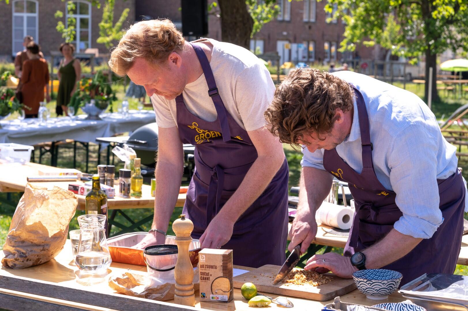 Barbecuewedstrijd gouden groentesaté