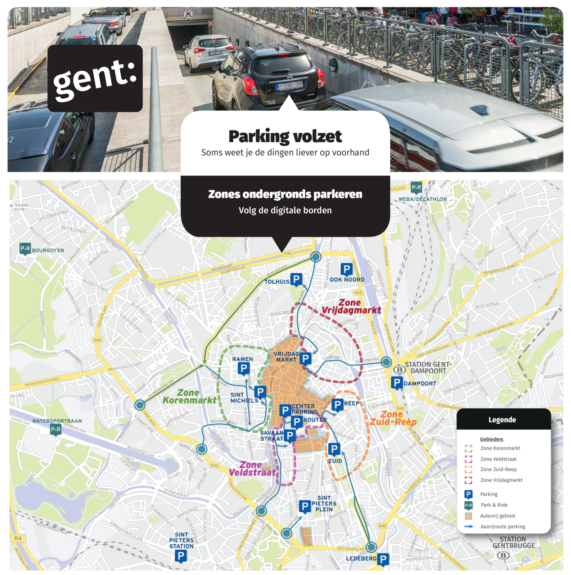 digitale flyer realtime verkeersinformatie