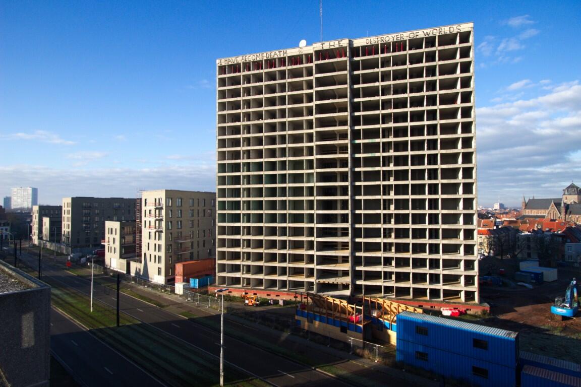 De afbraak van de derde Rabottoren is nu ook gestart