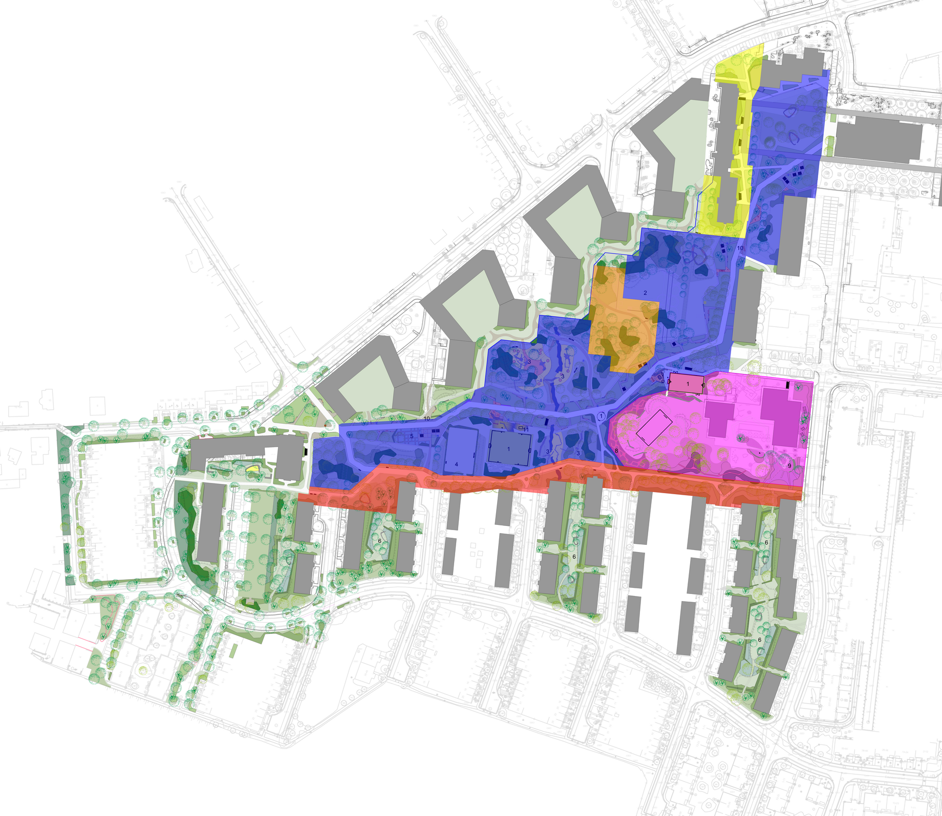 Fasering aanleg park Nieuw Gent