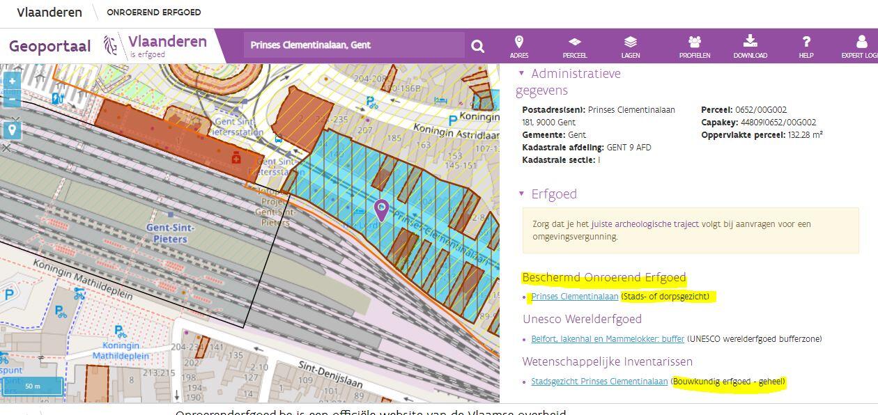 Ligt mijn woning in een beschermd stadszicht? 