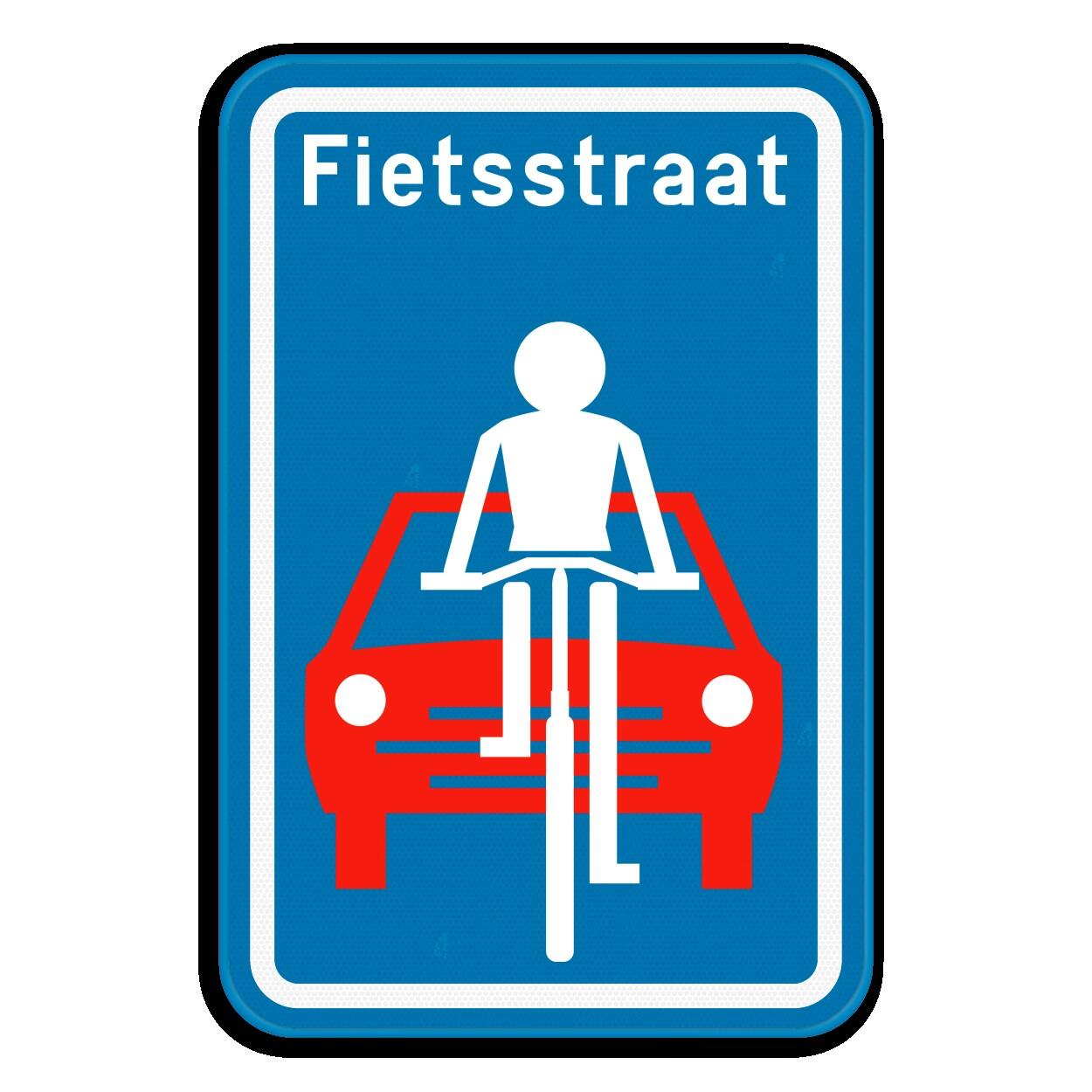 Verkeersbord SB250 F111 - Fietsstraat