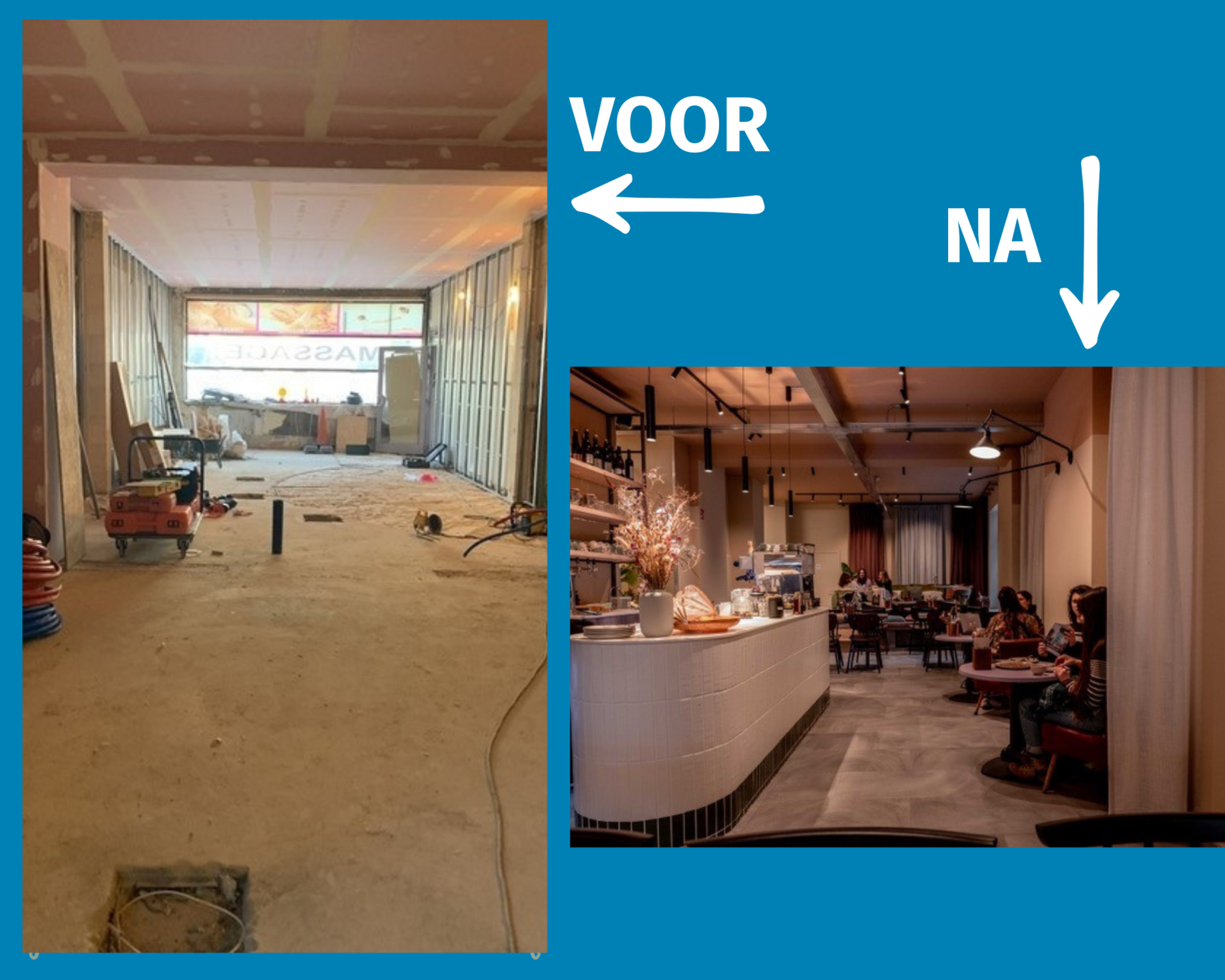 Voor en na dankzij de renovatiepremie