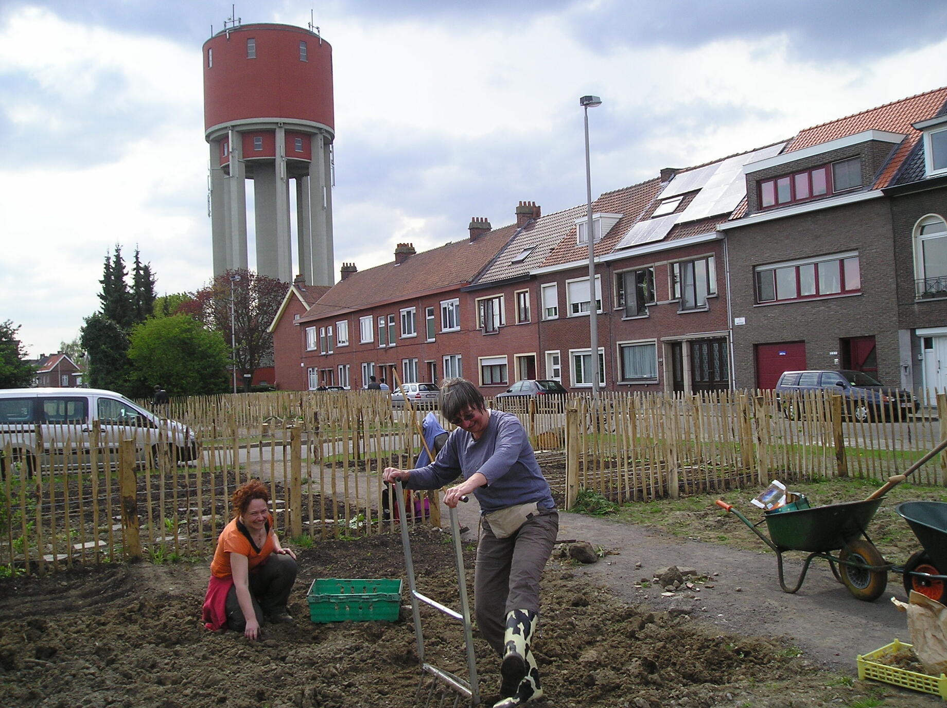 Groenten telen in UCO den hof